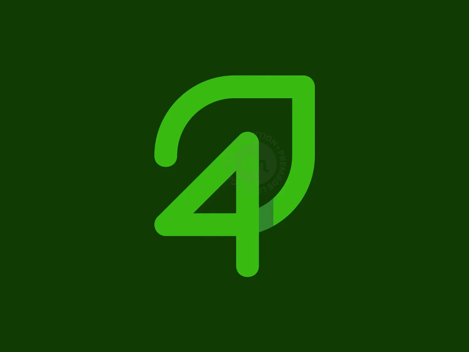 4 Leaf Monogram Logo