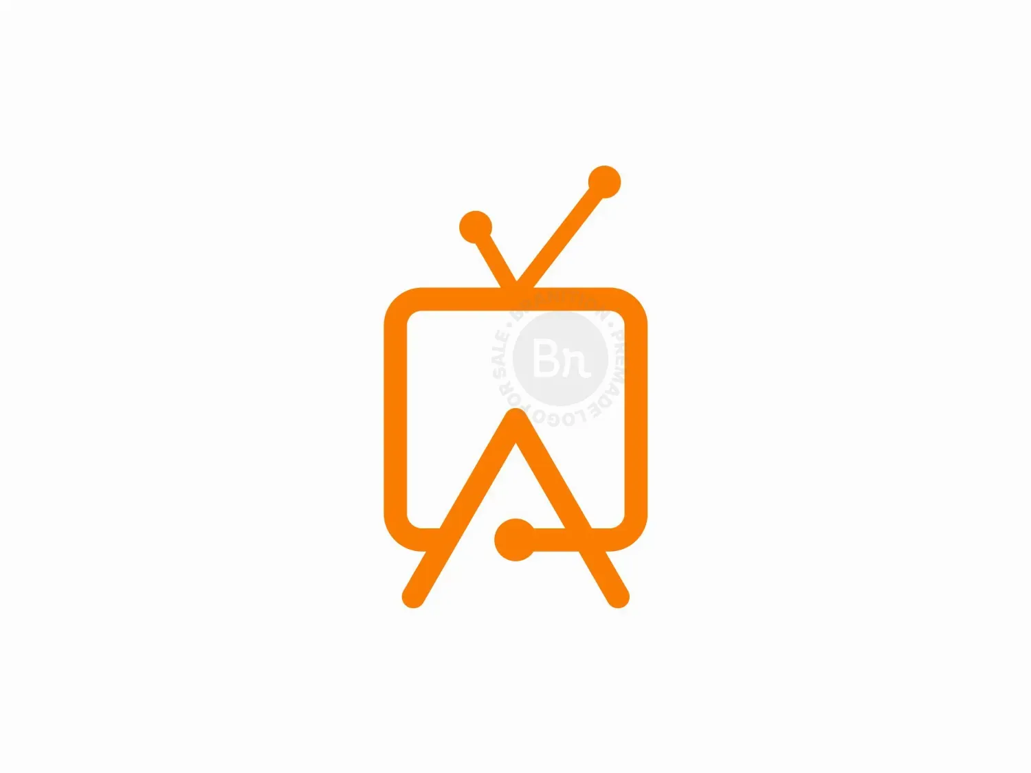 Letter A TV Logo