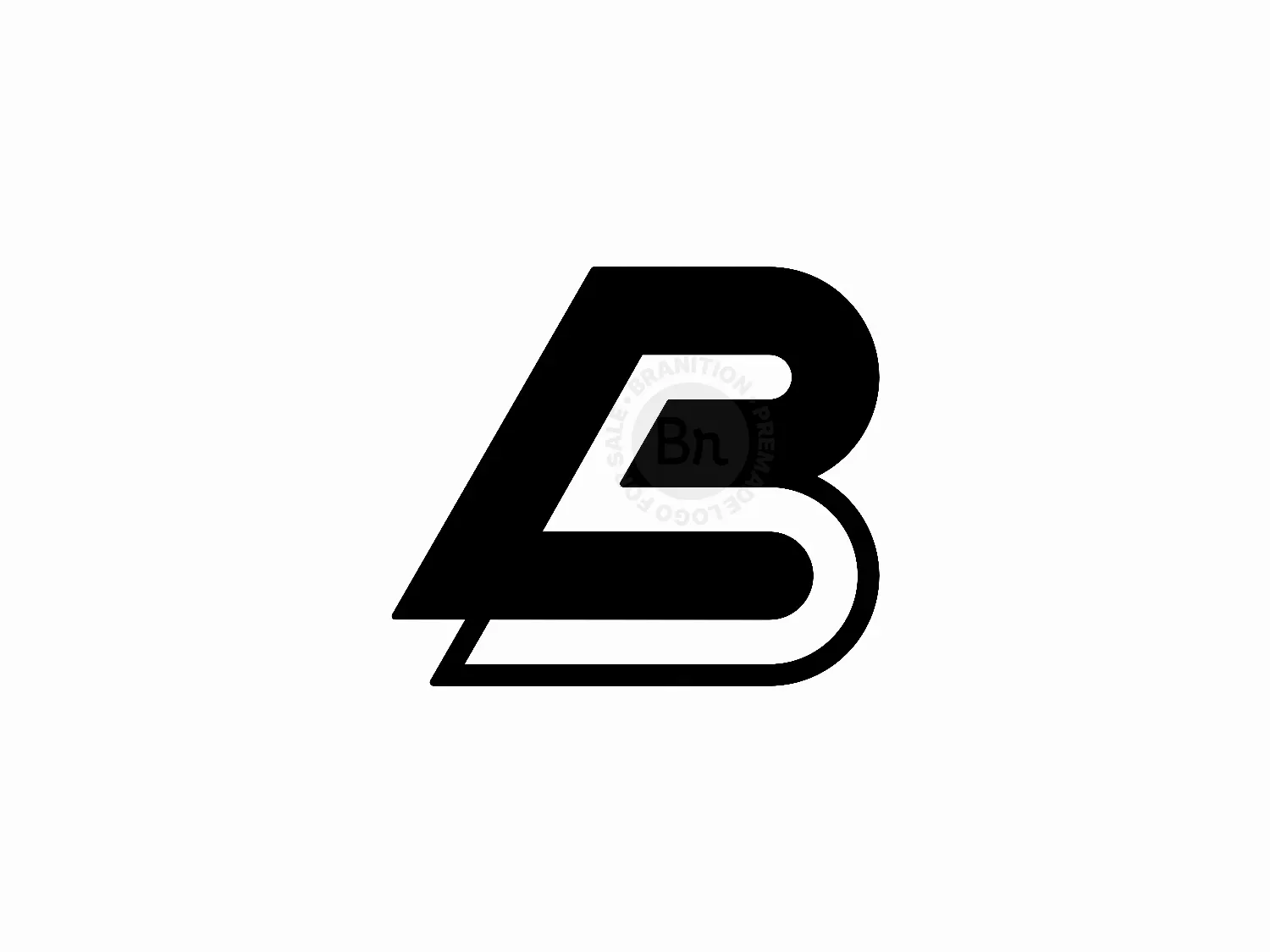 Letter BS Initial SB Monogram Logo