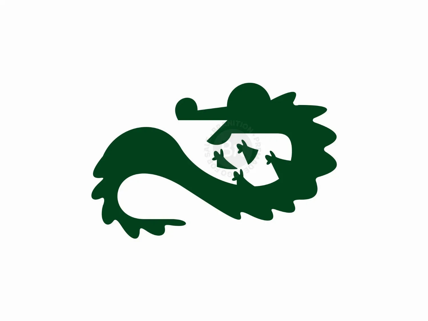 Crocodile Cute Logo