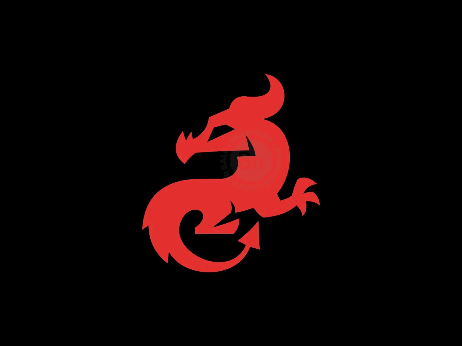 Modern Dragon Logo