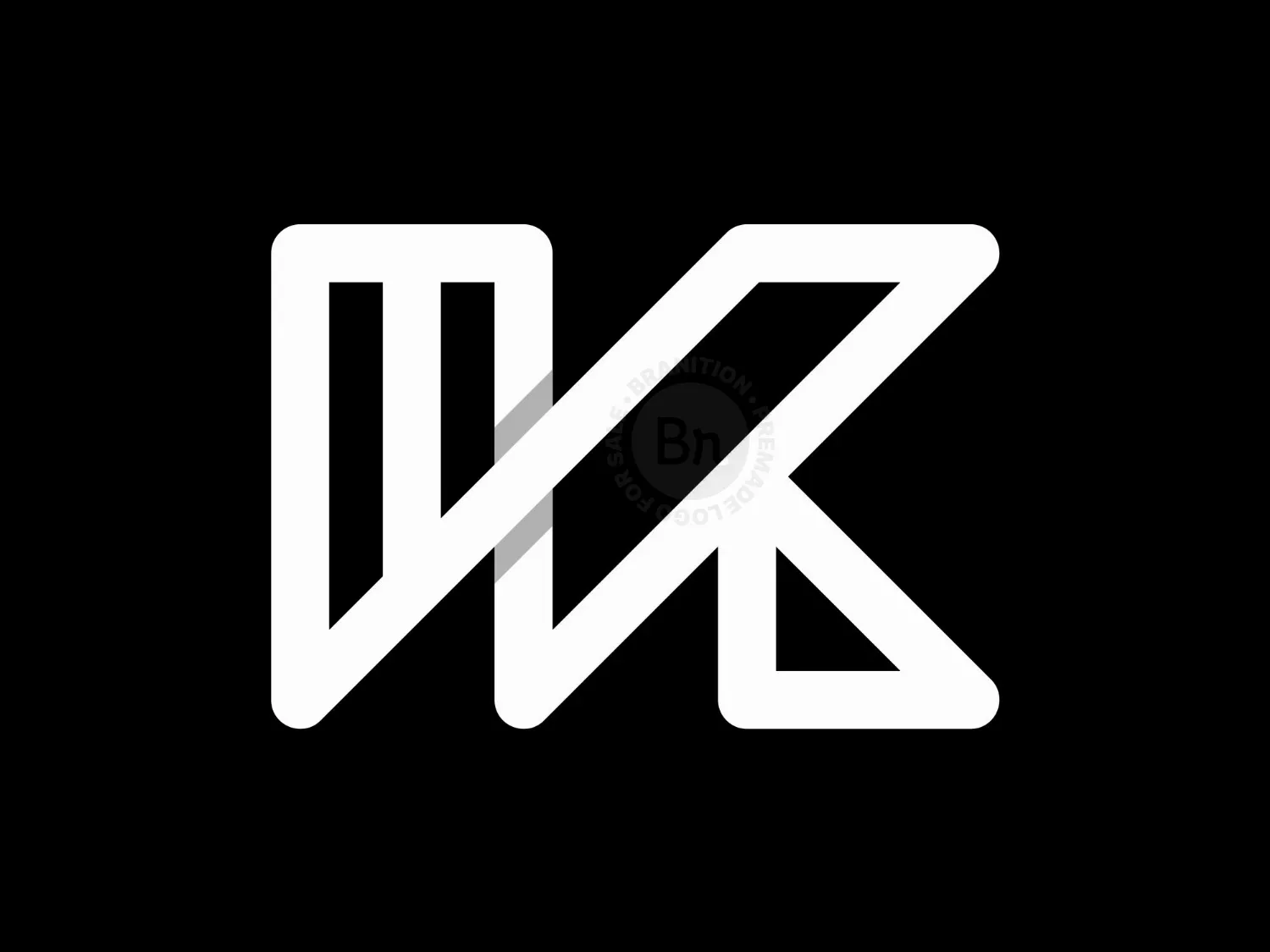 Letter WK KW Logo