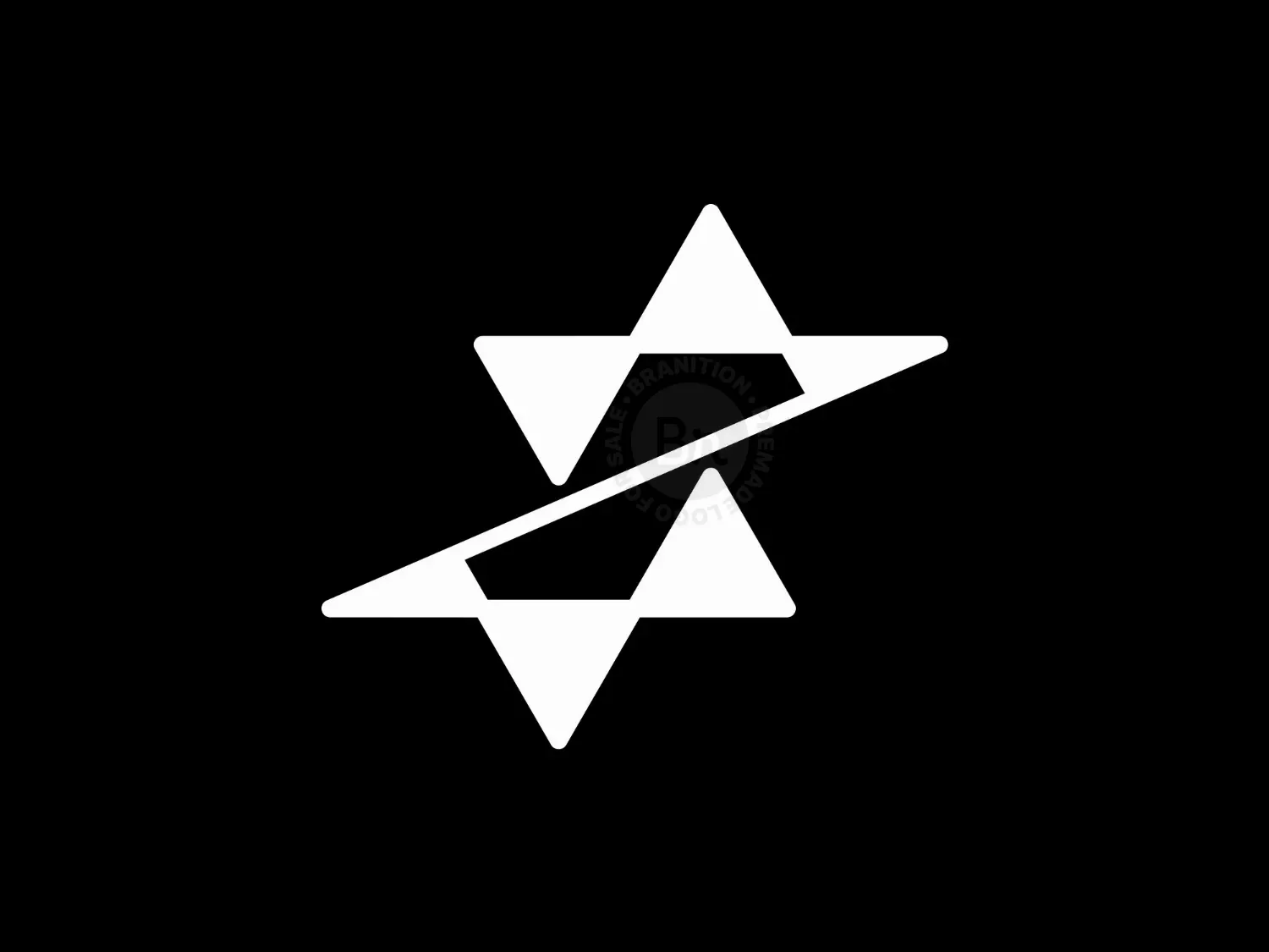 Letter Z Star Modern Logo