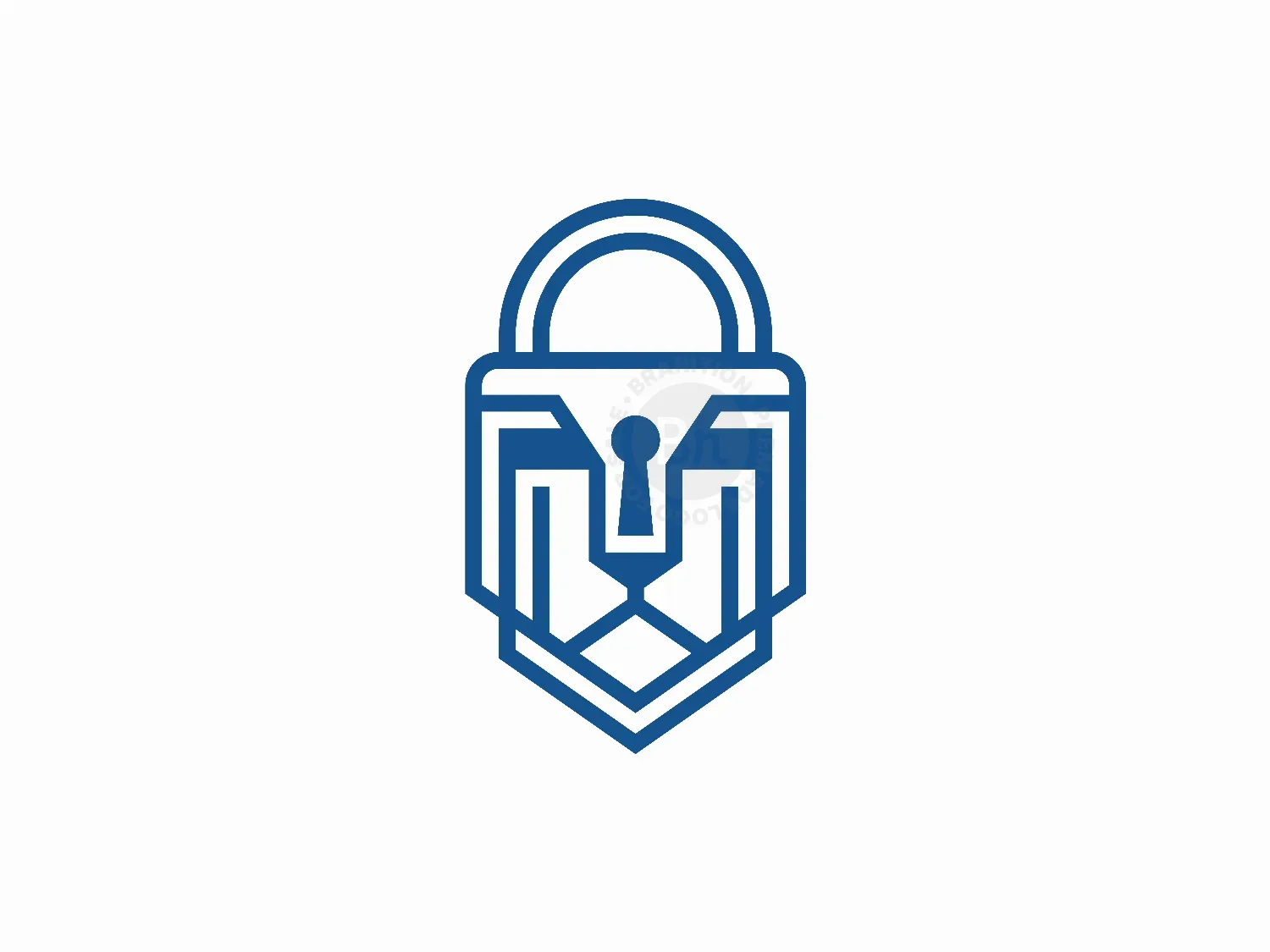 Lion Padlock Logo