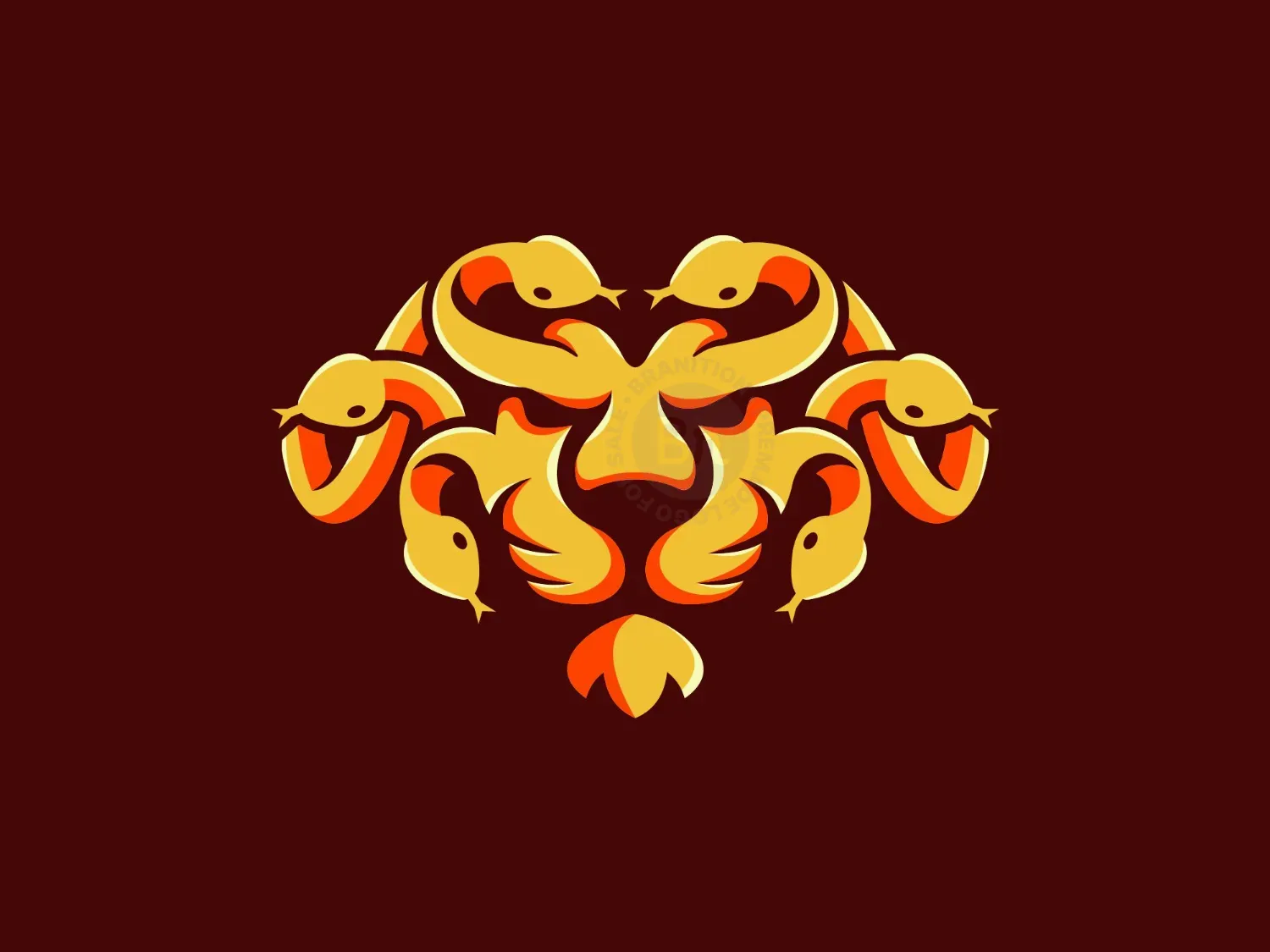Lion Medusa Logo