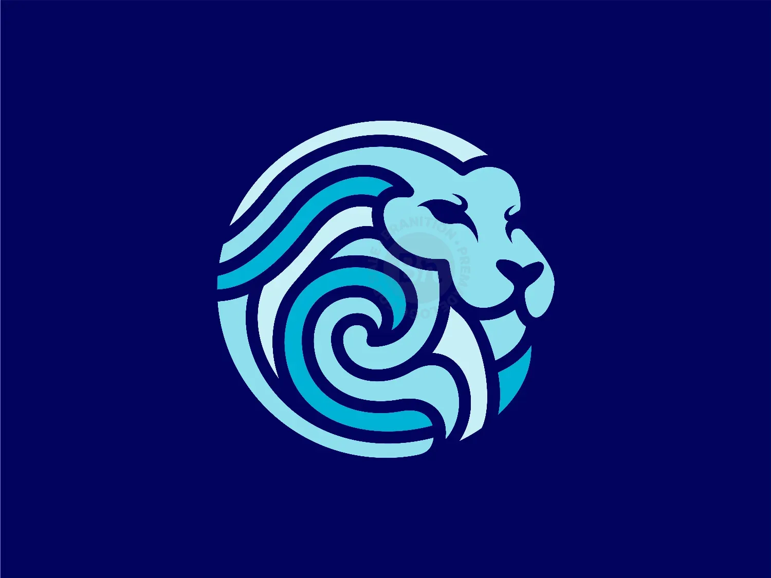 Lion Wave Logo