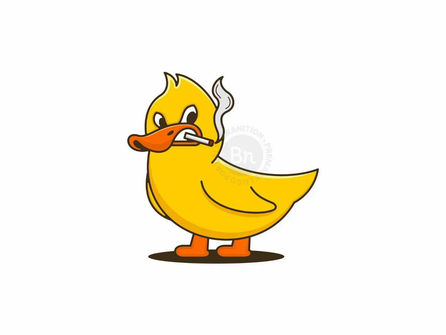 Duck Smoking Logo