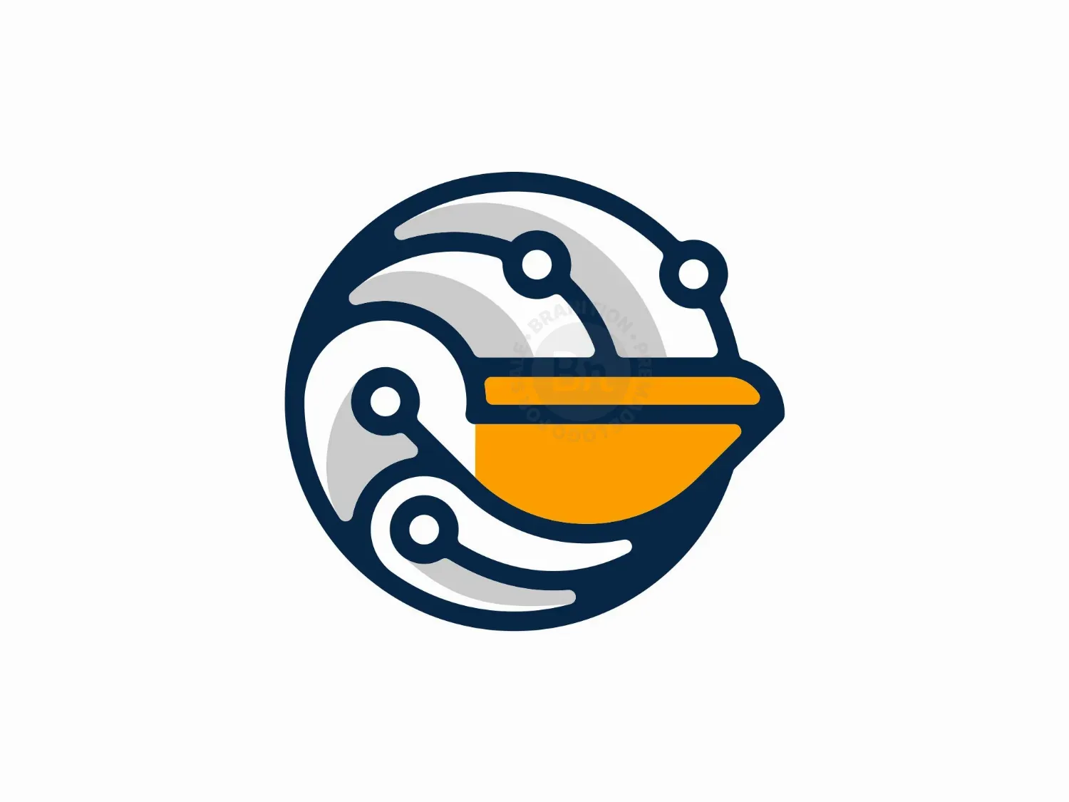 Pelican Dot Circuit Logo