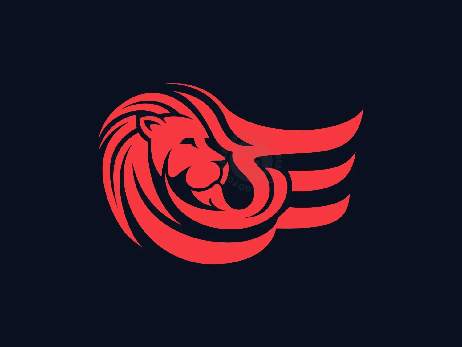 Lion Flag Logo