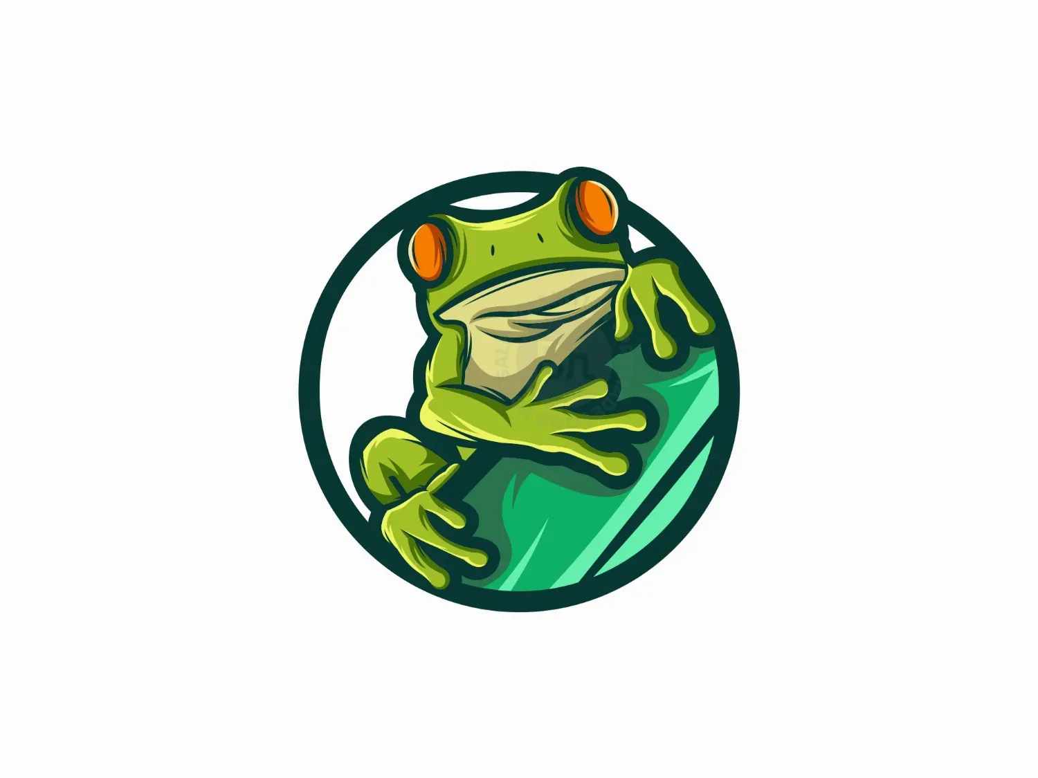 Frog Circle Logo