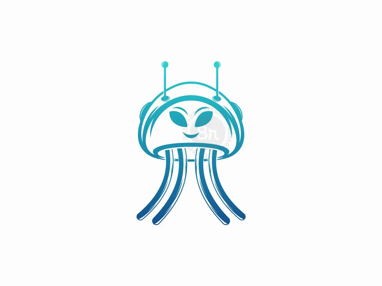 Jellyfish Alien Logo