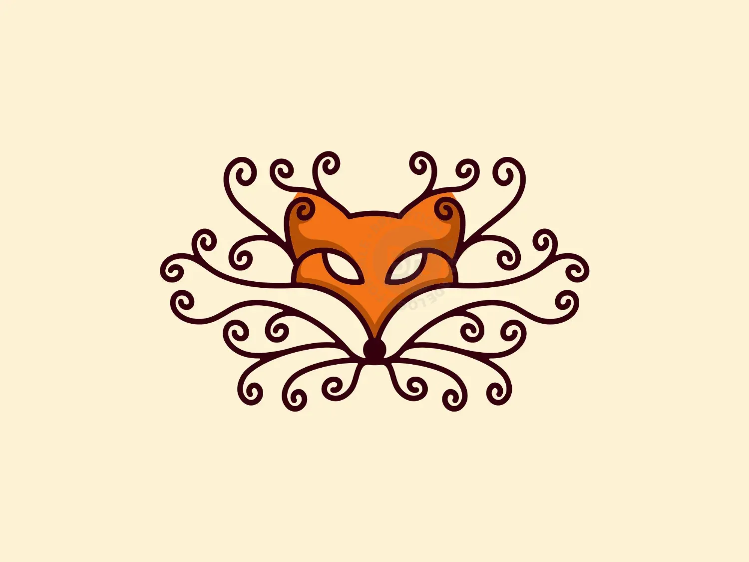 Fox Ornament Logo