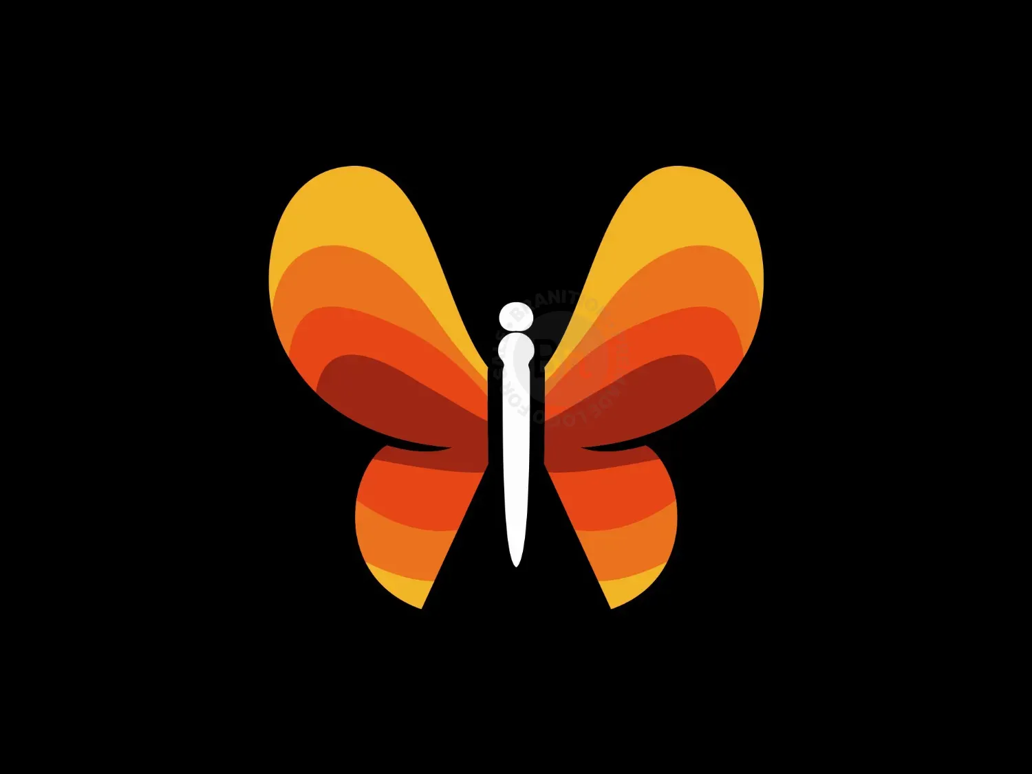 Butterfly Modern Logo