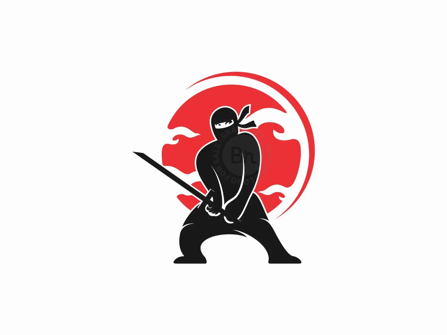 Ninja Sword Logo