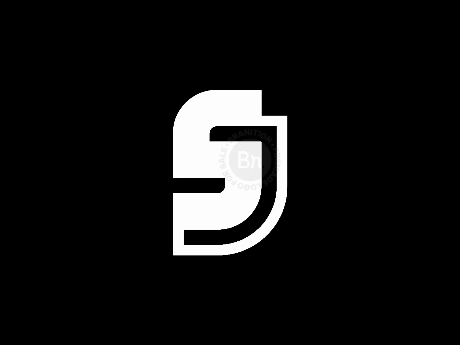 Letter SJ Initial JS Logo