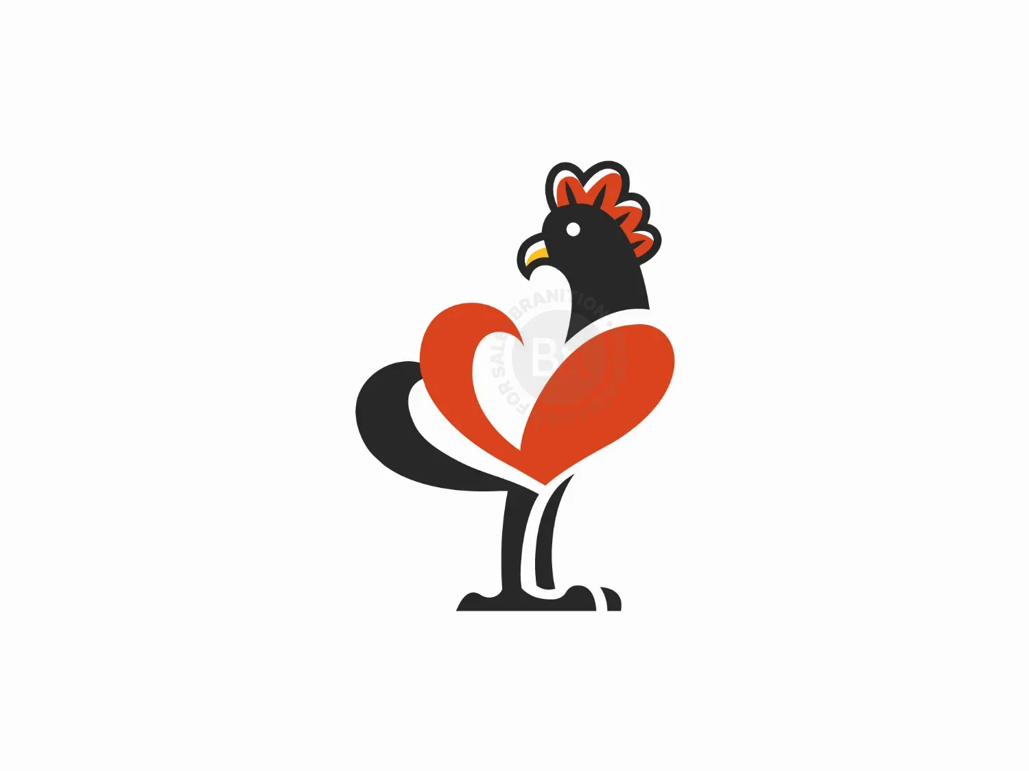 Rooster Heart Logo