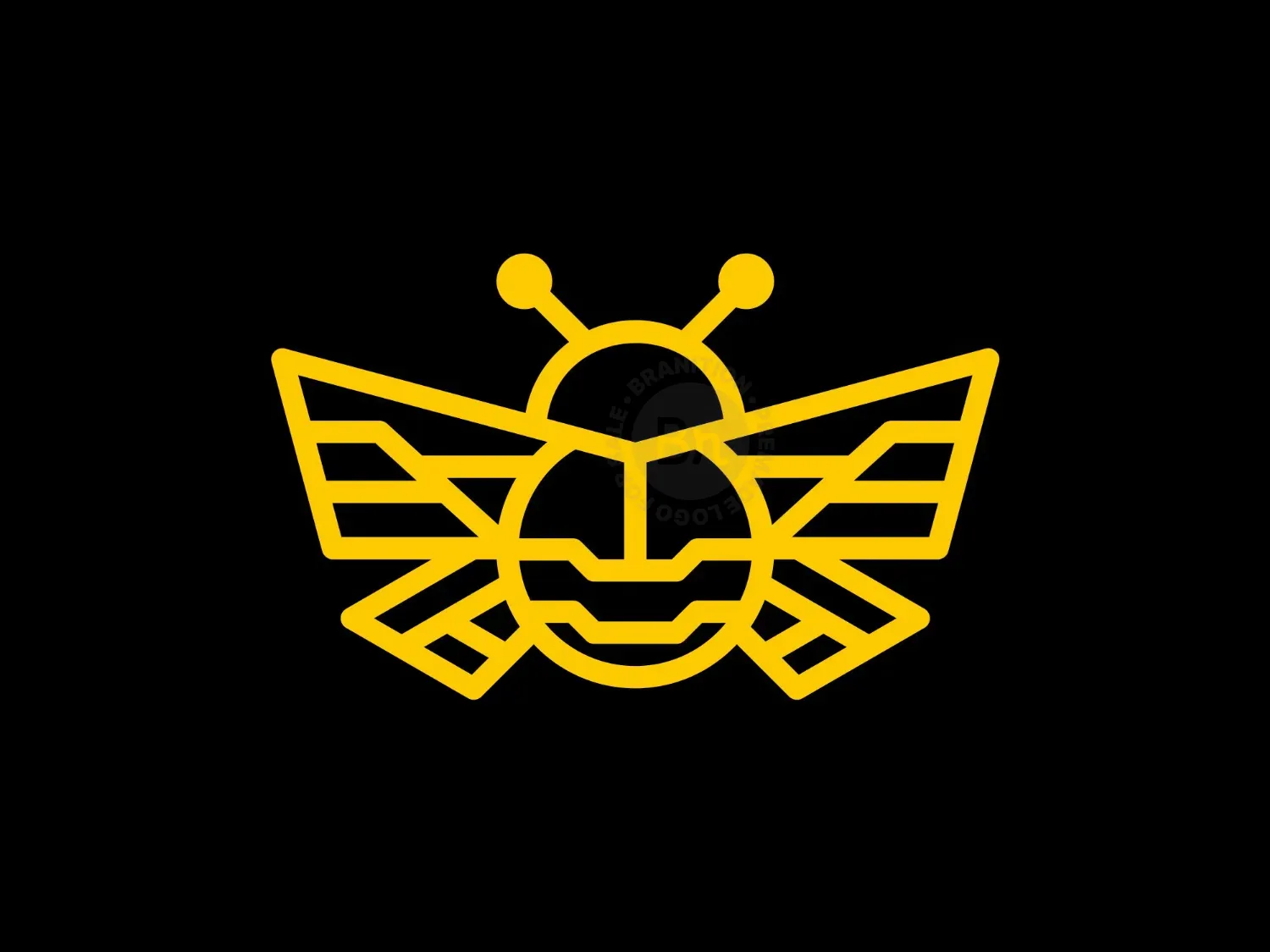 Bug Monoline Logo