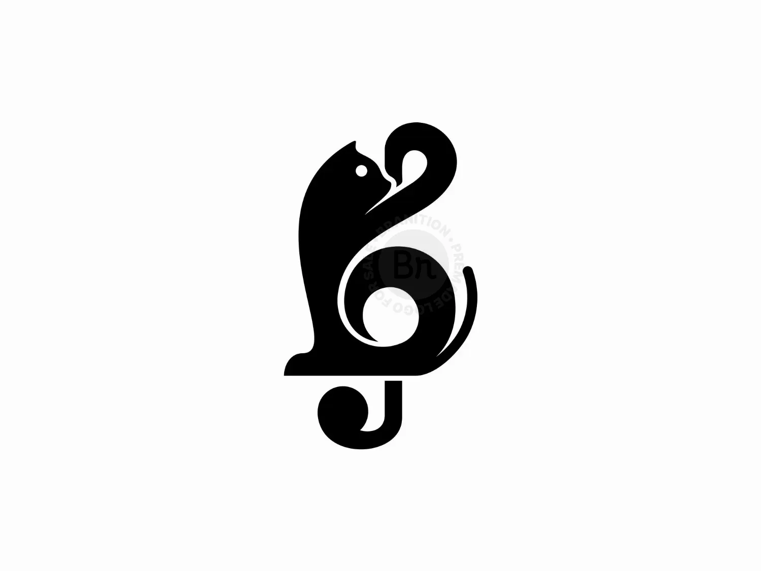 Cat Note Musical Logo