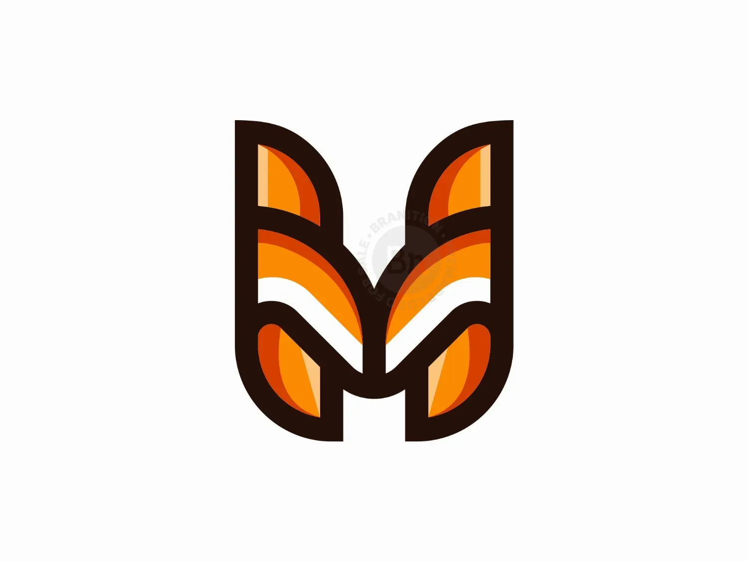 Letter H Fox Logo