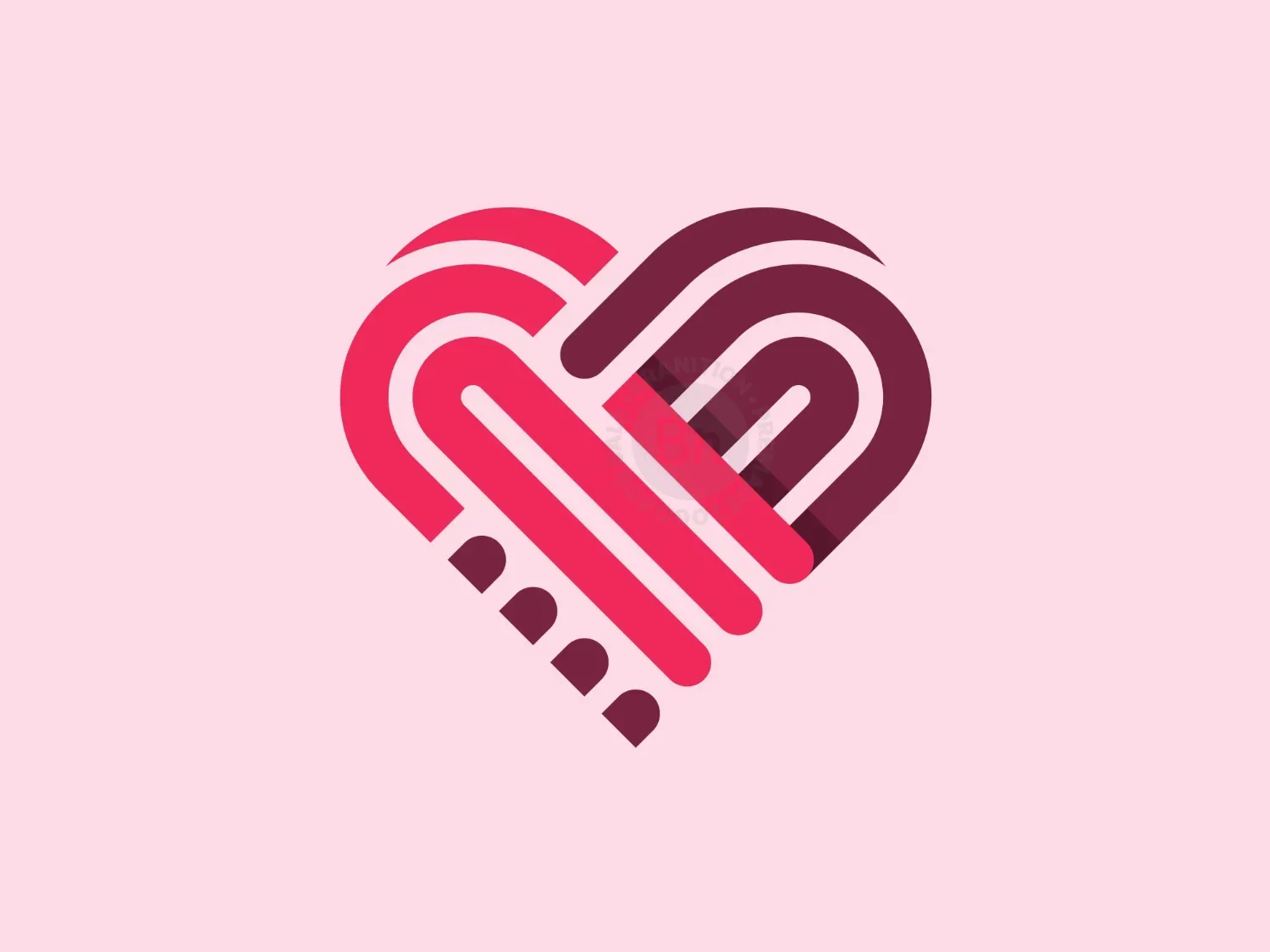 Love Hand Shake Logo