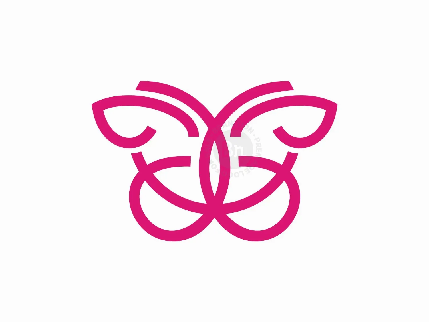abstract butterfly logo logo 14