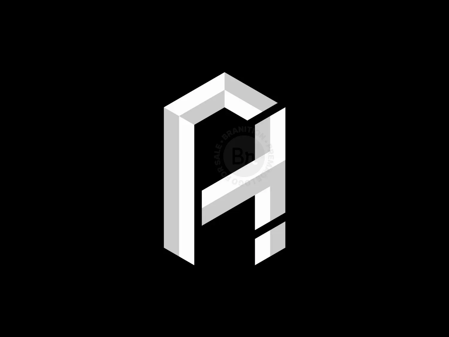 Letter AT Or TA Monogram Logo
