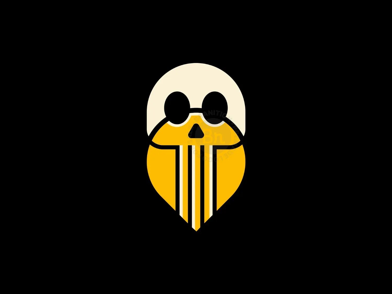 Skull Location Logo
