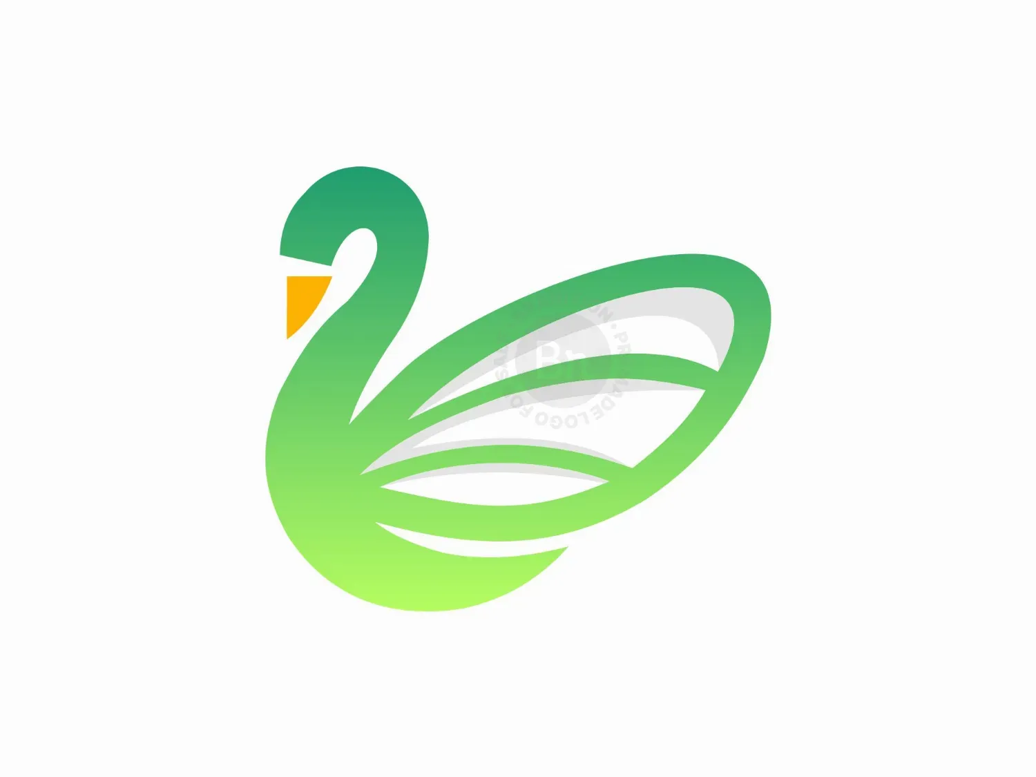 simple bird logo logo 7