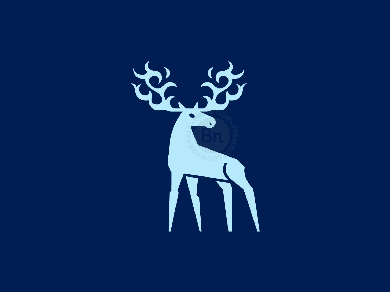 Hot Blue Elk Logo