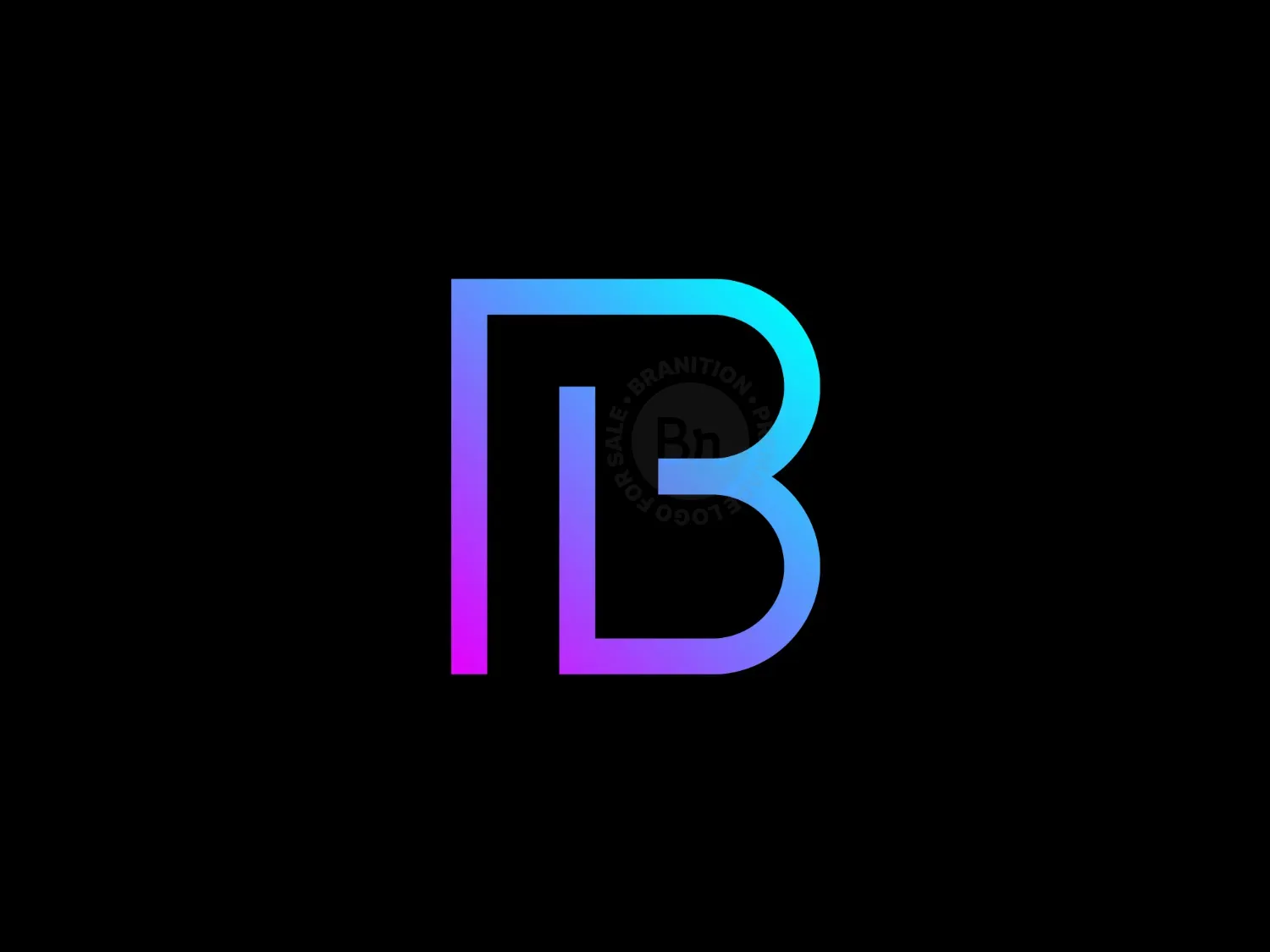 gradient b logo logo 0