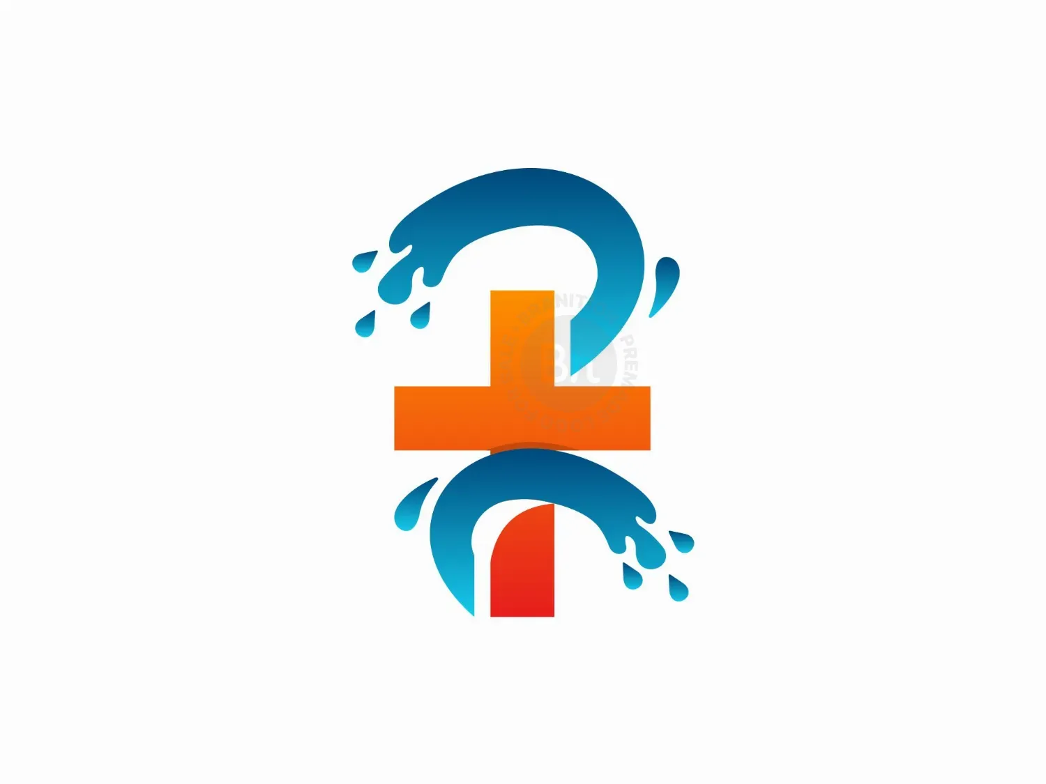 Cross Church Water Splash Logo