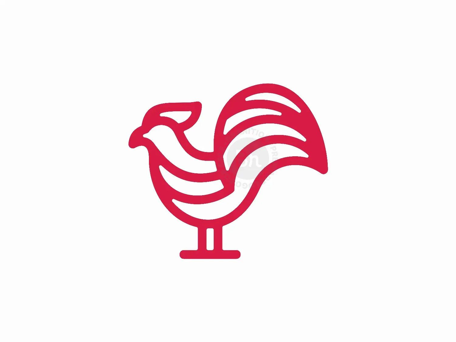 Modern Rooster Logo