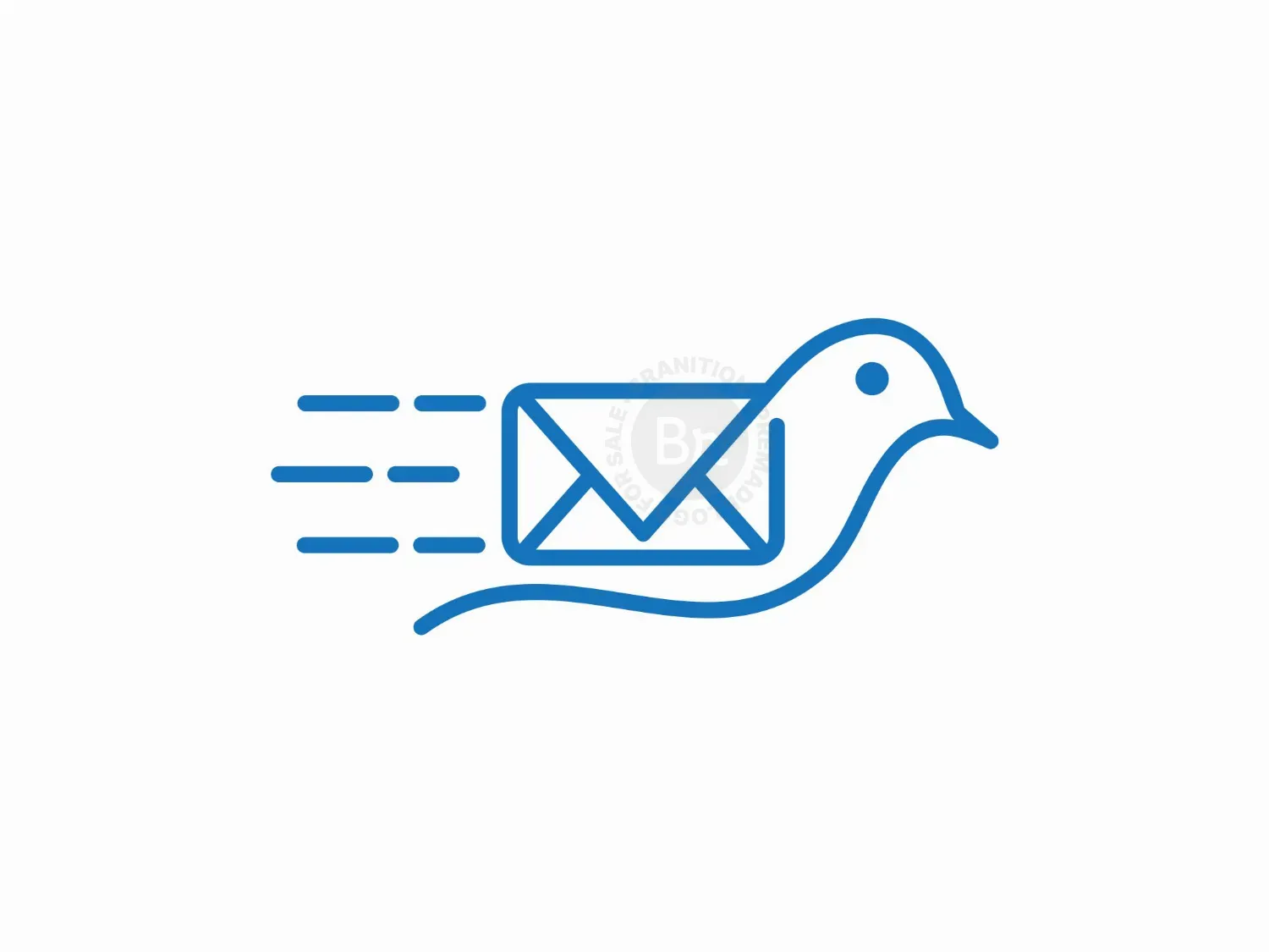 Bird Mail Line Logo