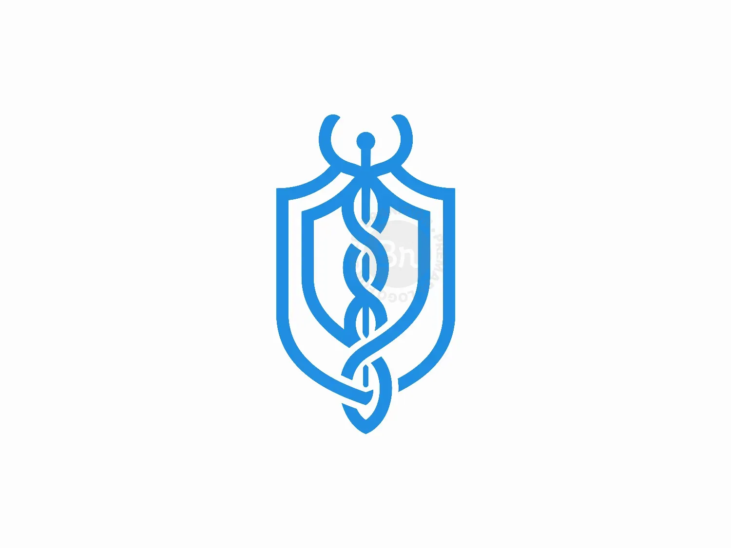 Caduceus Shield Logo