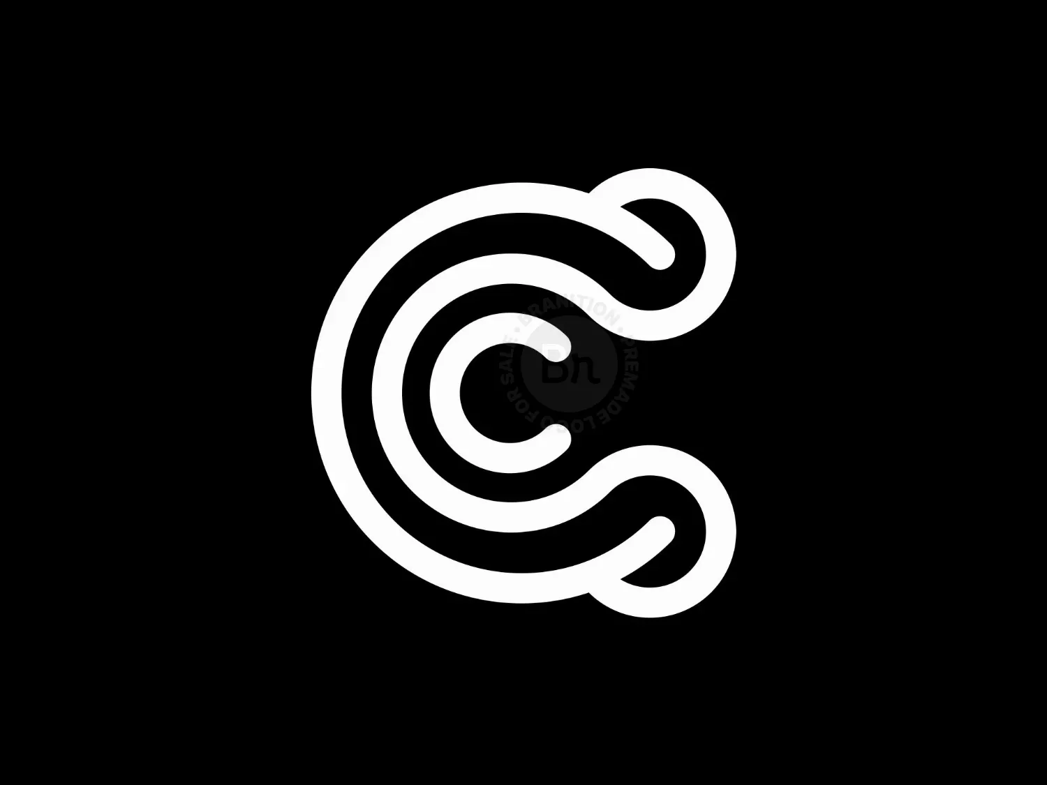 Letter CC Monogram Logo