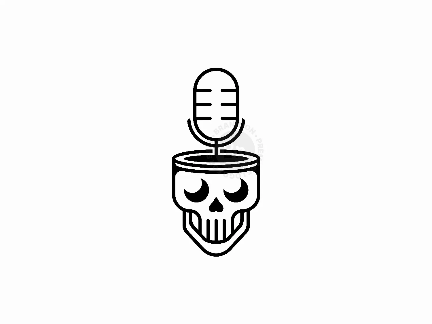 Skull Podcast Logo