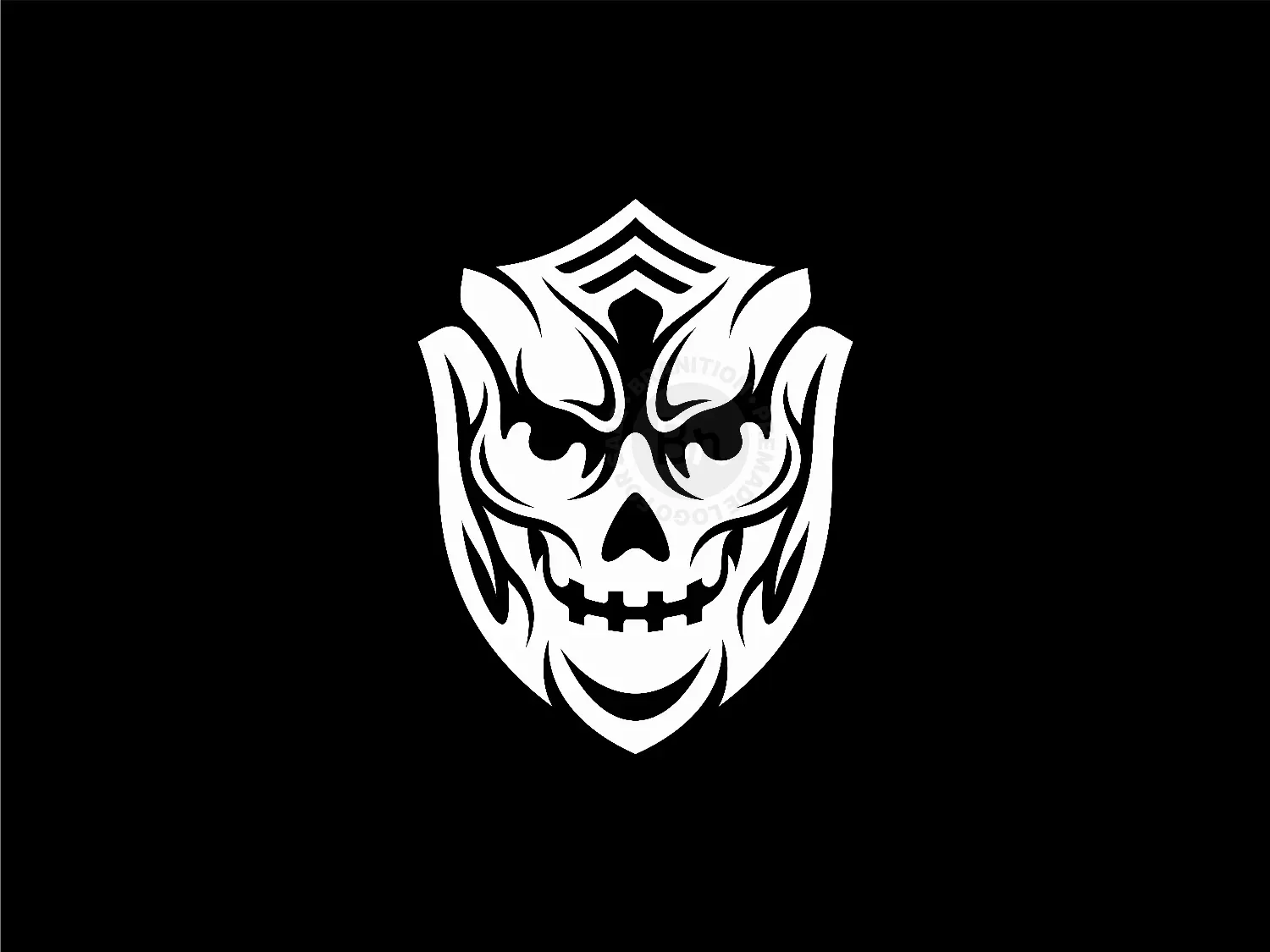 Skull Shield Logo