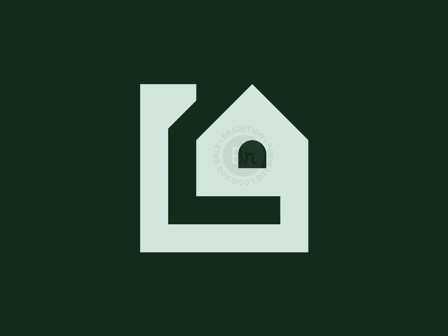 Minimalist L Home Logo
