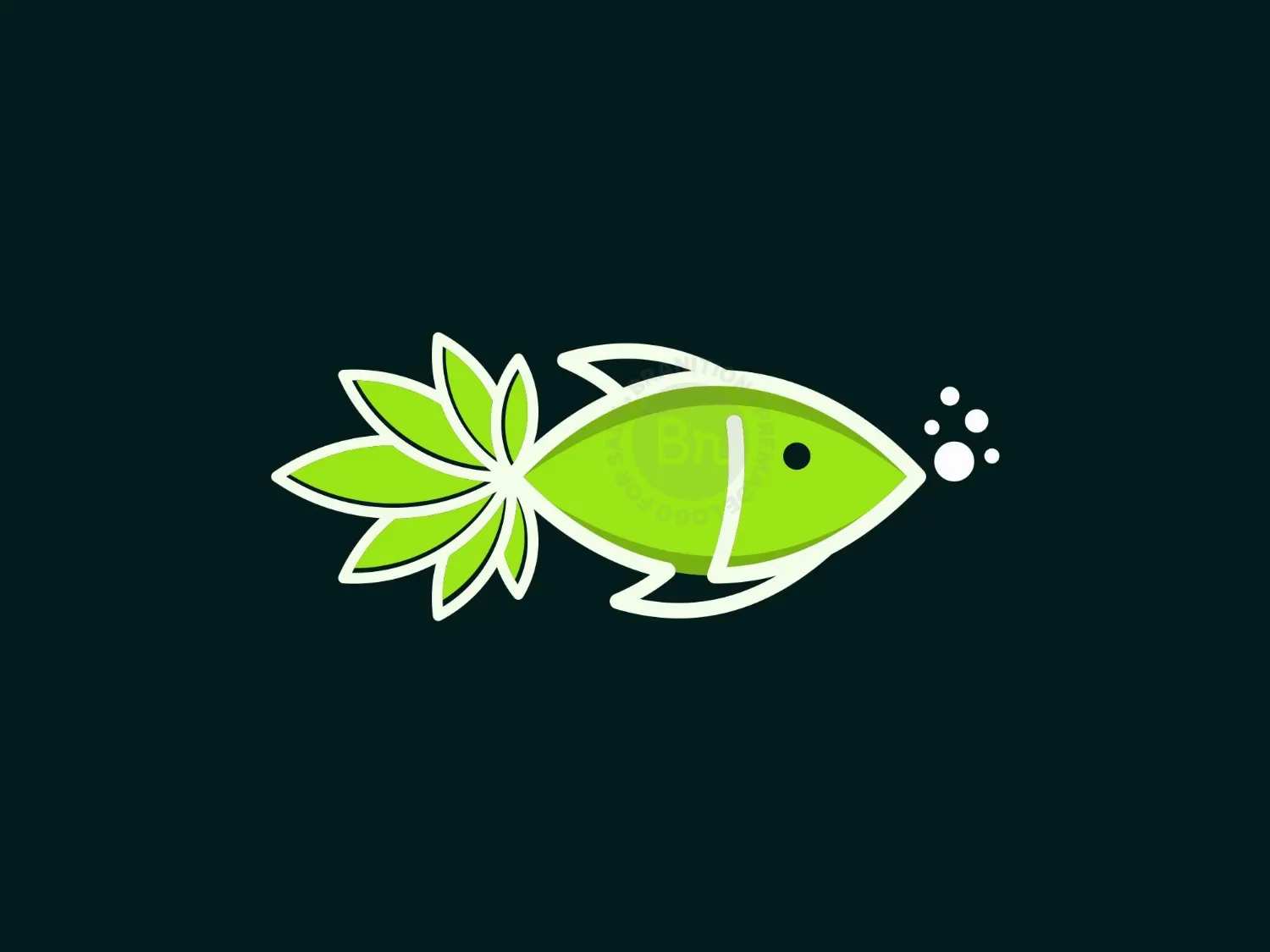 Fish Cannabis Logo