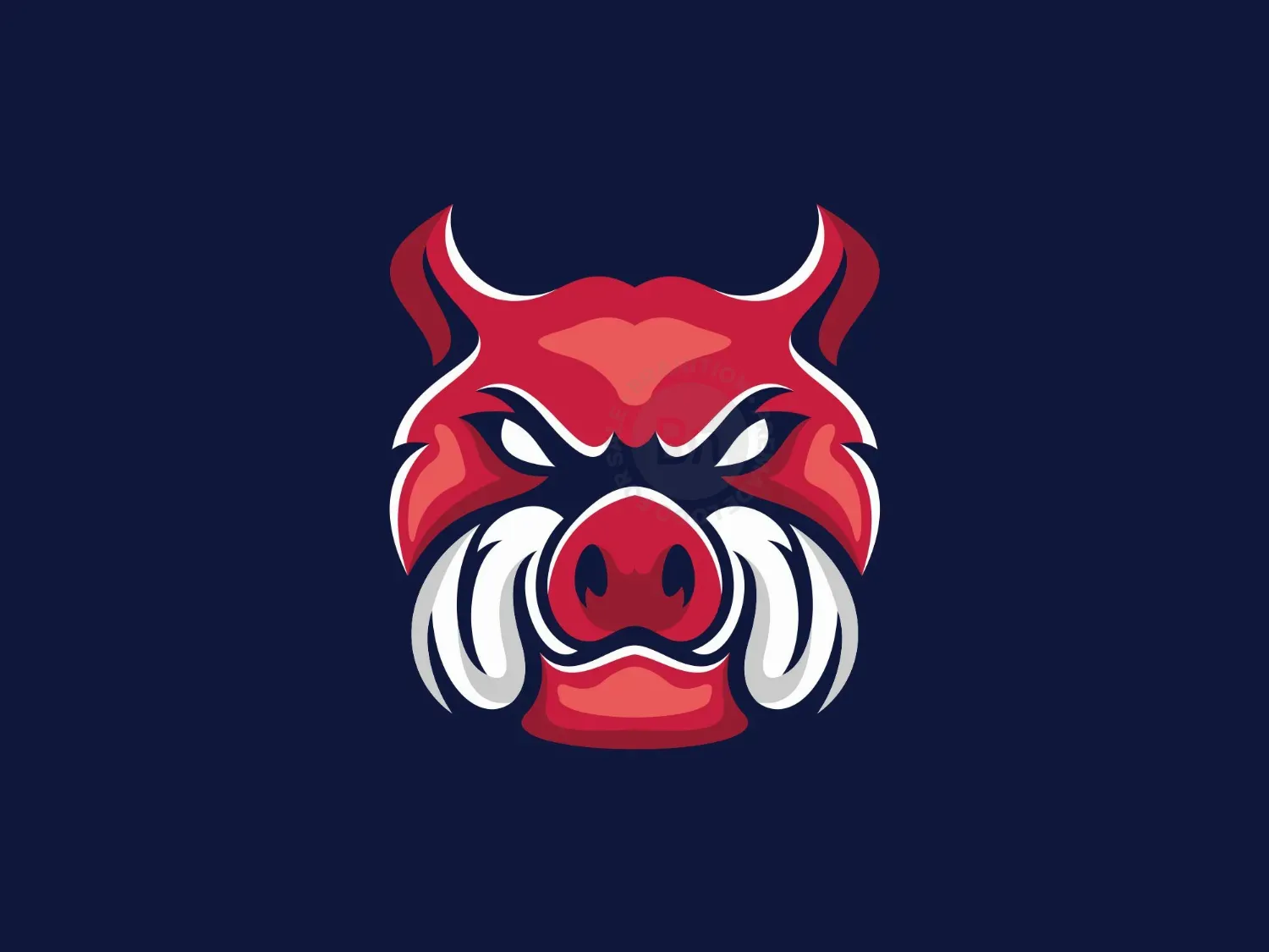 Hog Mascot Logo