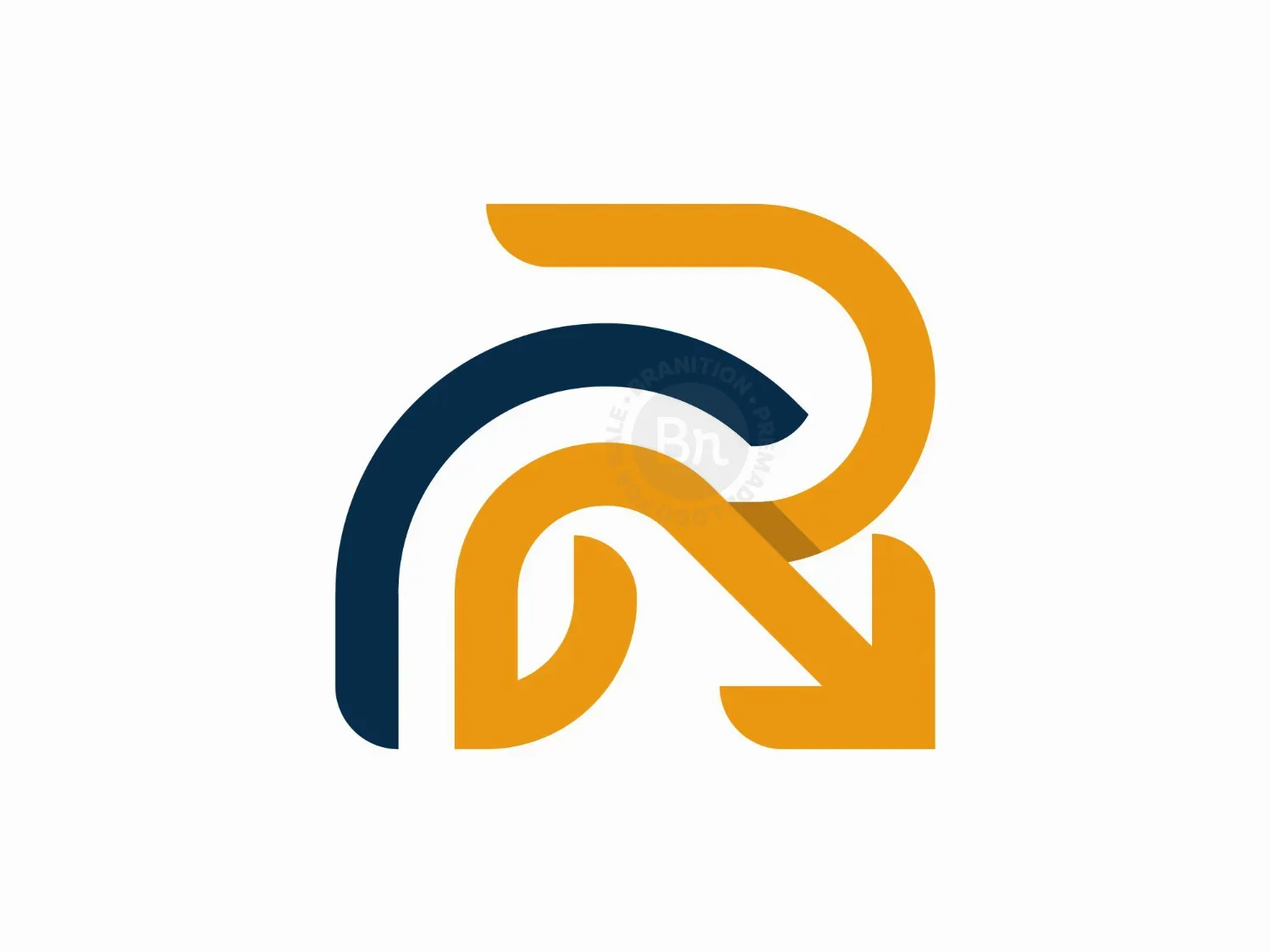 Letter R Arrow Logo
