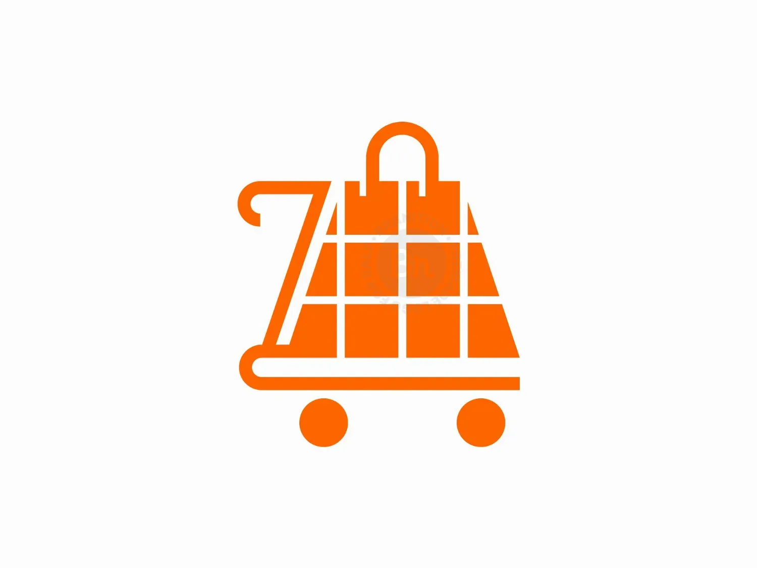 Cart Bag Shop Logo
