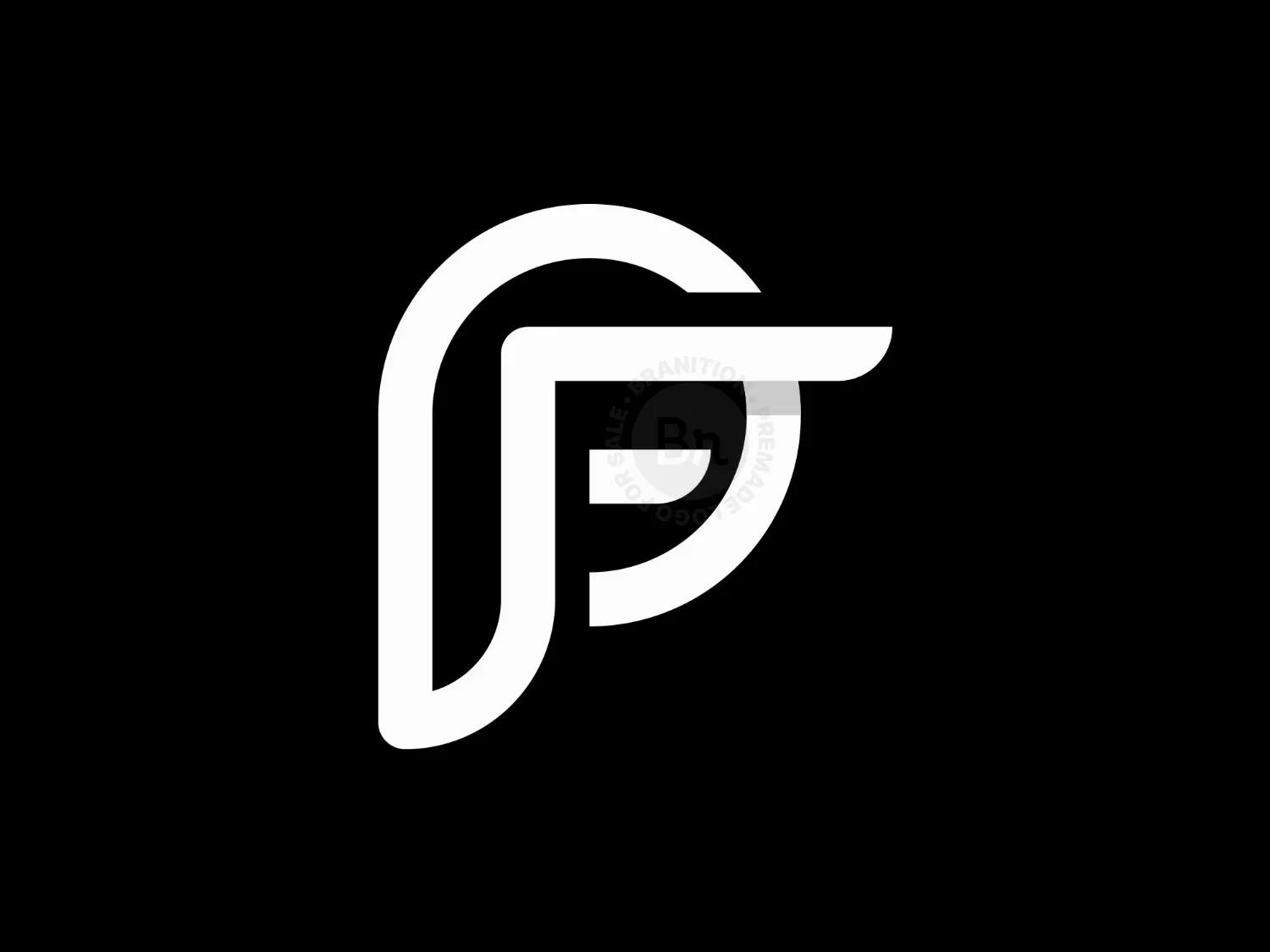 Letter FP Monogram Logo