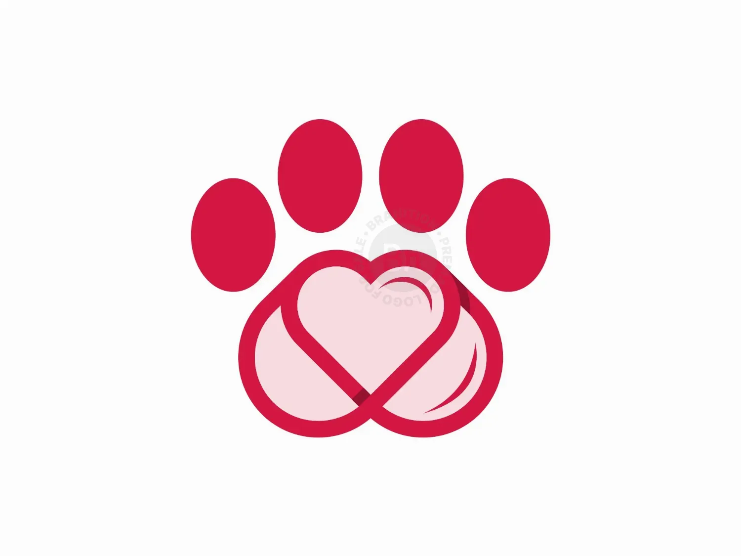 Paw Love Pet Logo