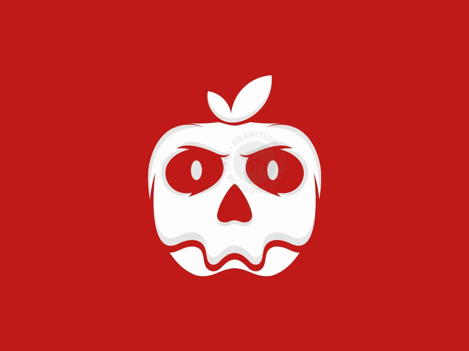 Skull Apple Vector Logo