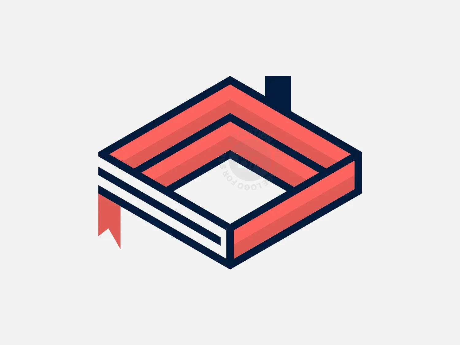 Book Home Minimalist Logo