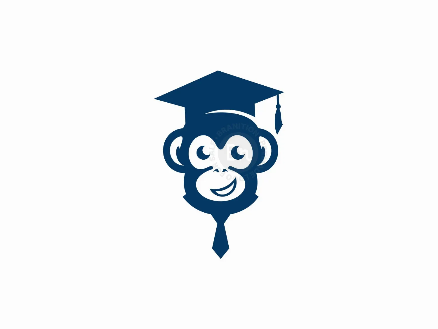 Monkey Education Vector Logo