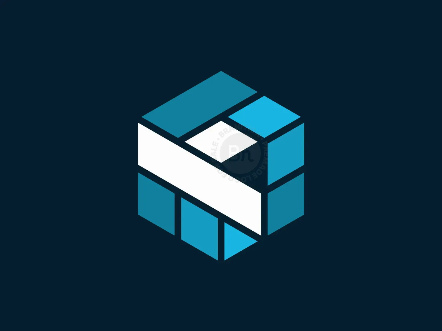 geometric box cube logo 13