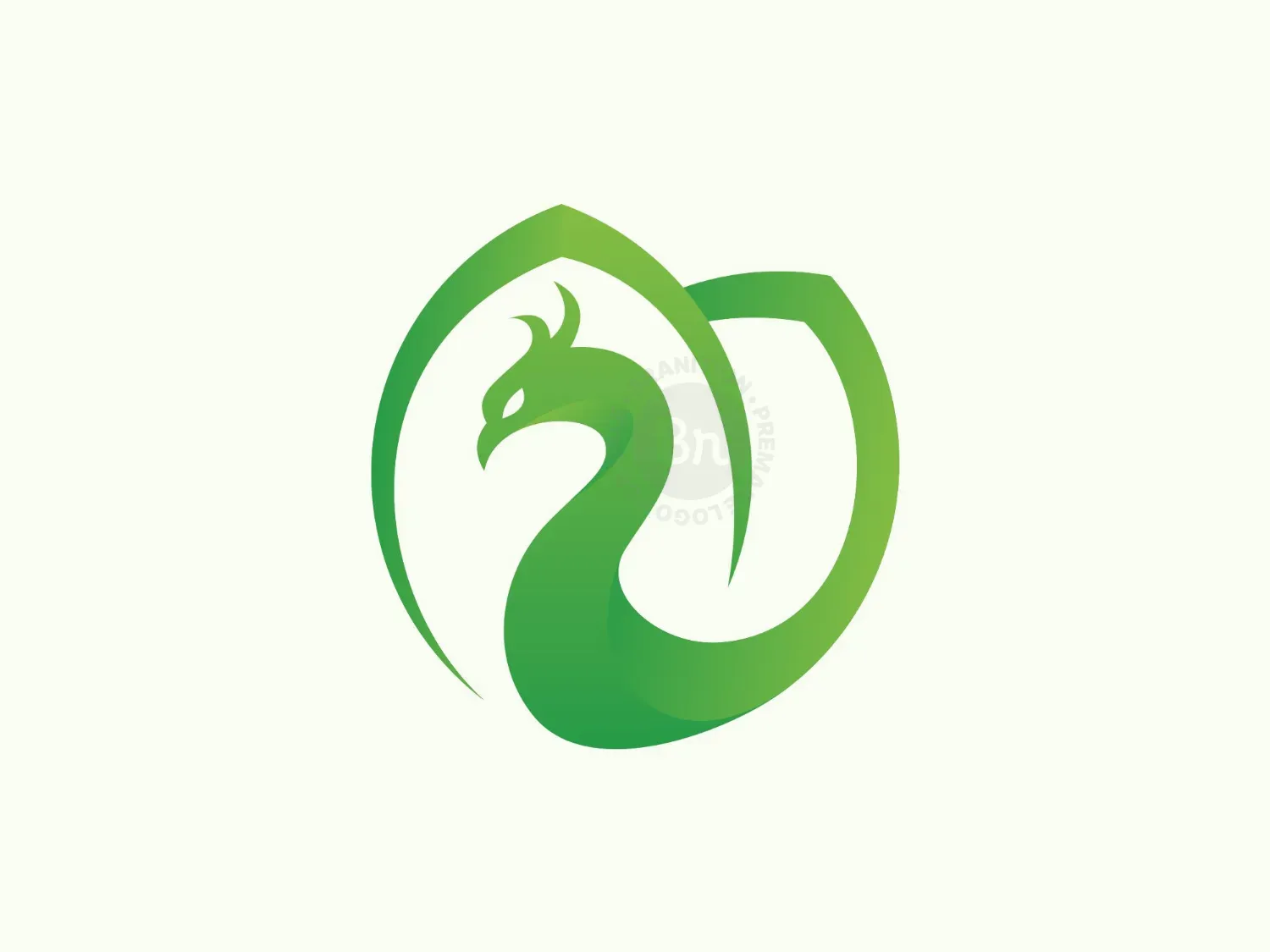 Phoenix Leaf Nature Logo