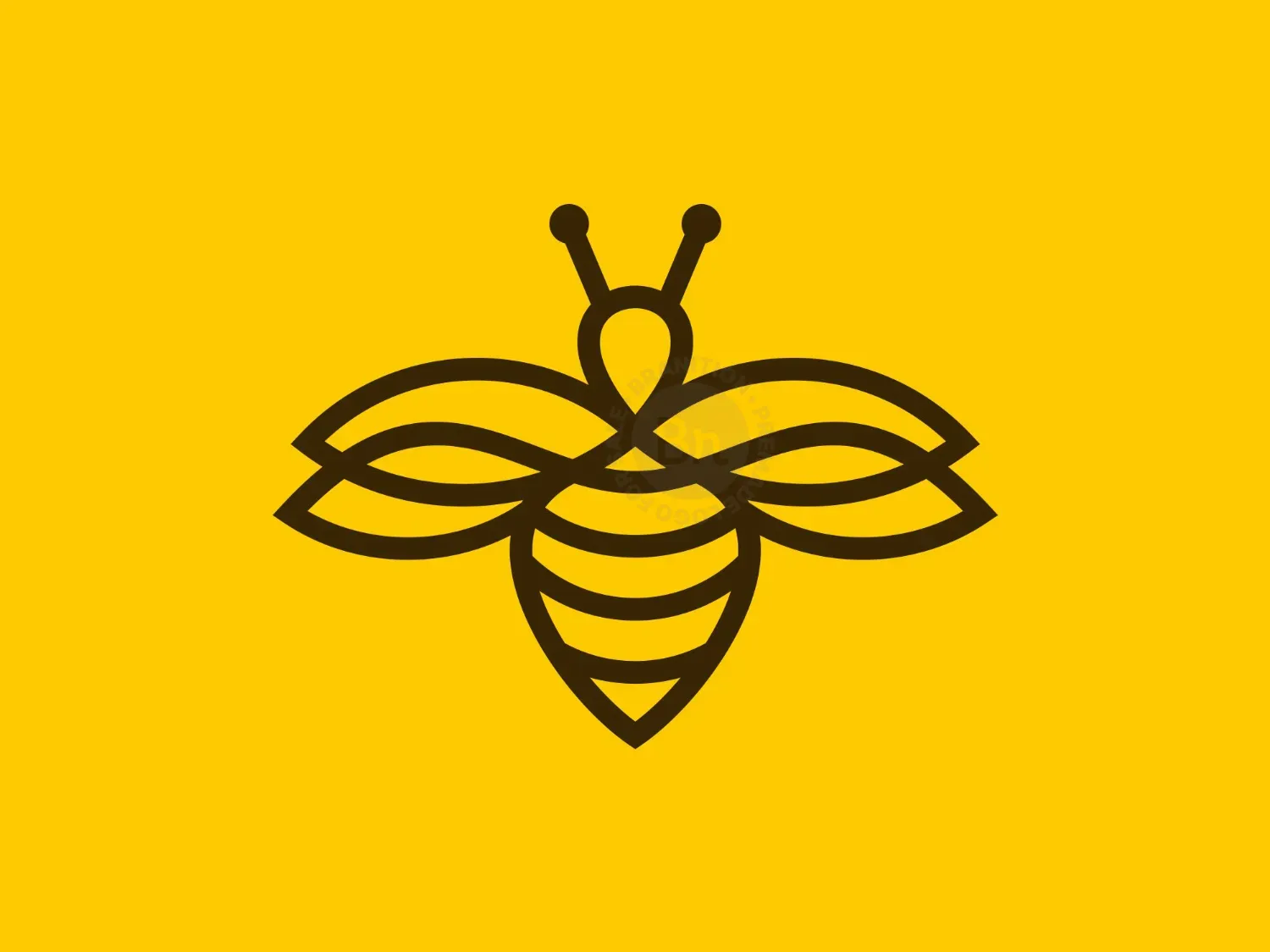 Simple Bee Line Logo